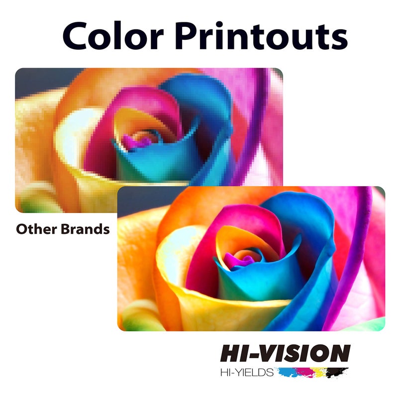 HI-VISION HI-YIELDS Â® Compatible LC-51 LC51 Ink Cartridge Replacement (4 Black, 4 Cyan, 4 Yellow, 4 Magenta, 16-Pack) - Image 3